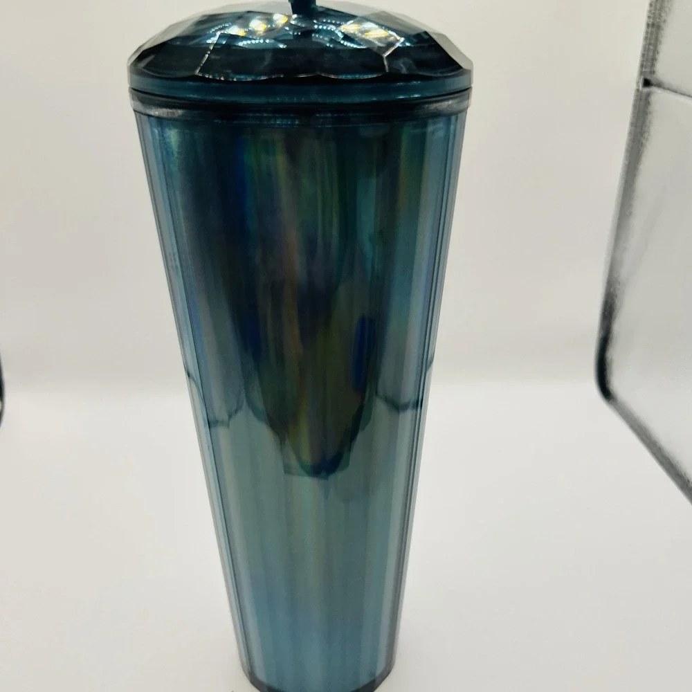 Starbucks Tumbler Ocean Kaleidoscope Venti 24OZ‎ Iridescent Blue